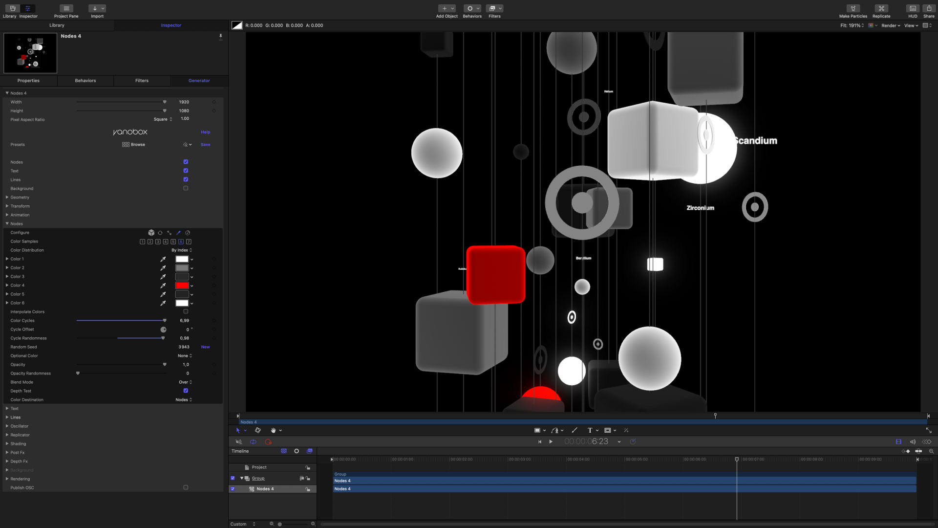 Yanobox Nodes 4 In Apple motion