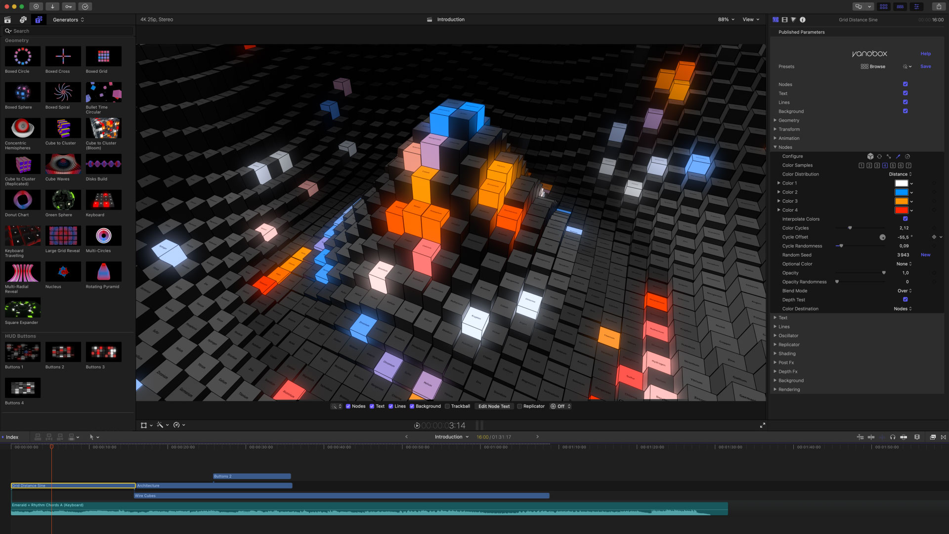 Yanobox Nodes 4 in Final Cut Pro